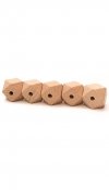 Houten Hexagon kralen 20 mm