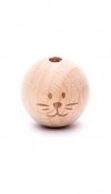 Houten kralen - Poes