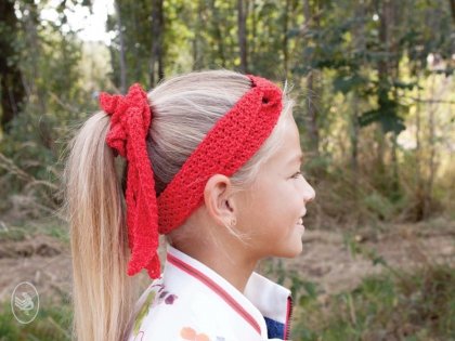 Headband and scrunchie