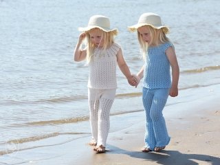 Haut ajouré pour filles