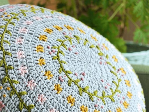 Crochet kit - Round Pillow
