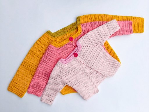 Crochet pattern cardigan Anna