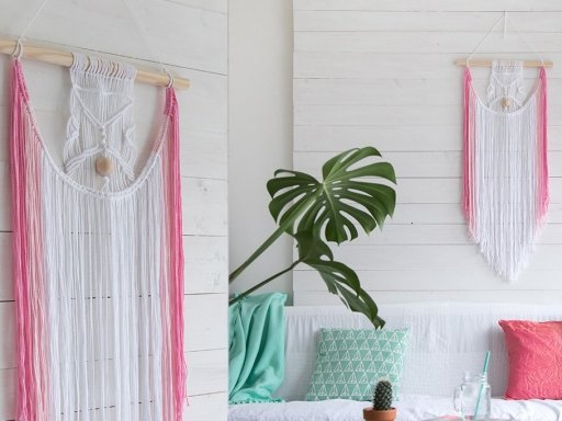macrame wandhanger