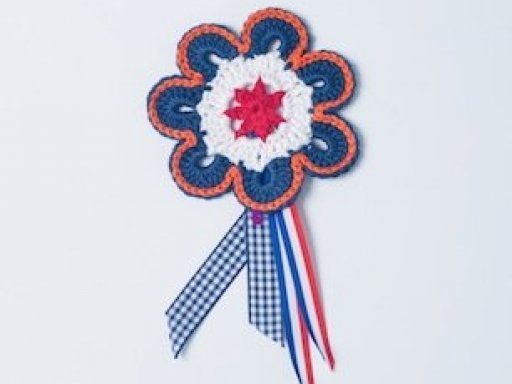 Gehaakte medaille