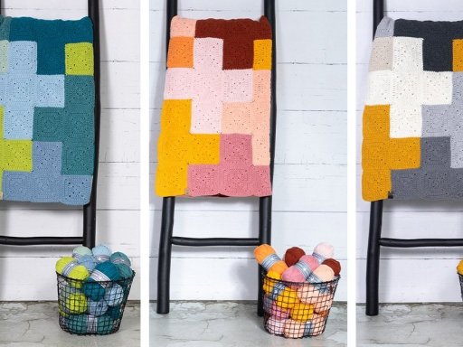 Haakpakket Criss cross blanket