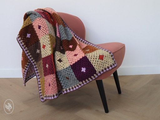 Plaid petits signes plus