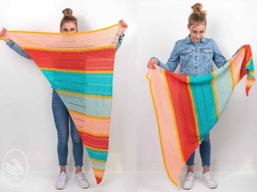 Stripey Shawl