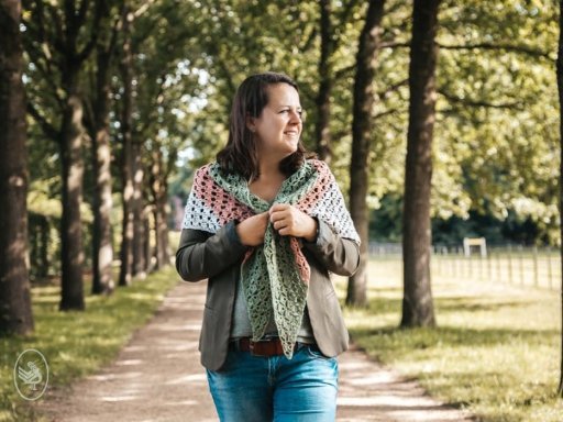 Tweed Horizon Shawl