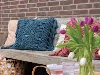 Angel Falls coussin en macramé