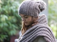 Chunky-Mütze mit Pompom