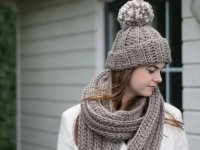 Chunky Sjaal en Muts