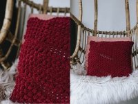 Coussin Velvet Popcorn