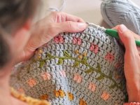 Crochet kit - Round Pillow