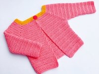Crochet pattern cardigan Anna