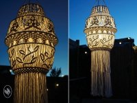 Garden Summer Macramé Lamp