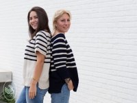 Gestreifter Pullover in Bretonlook
