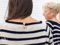 Gestreifter Pullover in Bretonlook