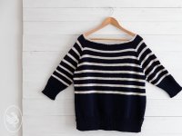 Gestreifter Pullover in Bretonlook