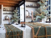 Glam Christmas Table Runner