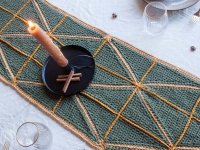 Glam Tischläufer für Weinachten