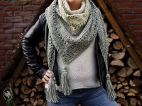 Green Faded Shawl