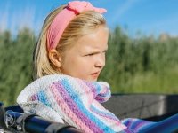 Happy Unicorn Stripes Blanket