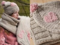 I Love Chunky Hat & Scarf