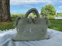 Makramee Strandtasche