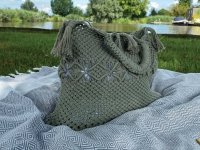 Makramee Strandtasche