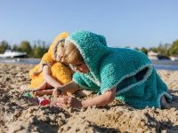 Poncho de piscine et de plage