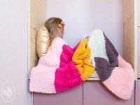 Soft & Teddy Crocheted blanket