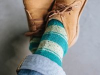 Tweed Stripes Soqs
