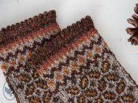 Tweed Wanten breipatroon Forest
