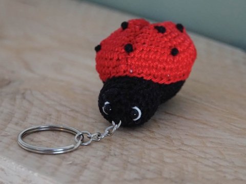 Ladybug keyring sale